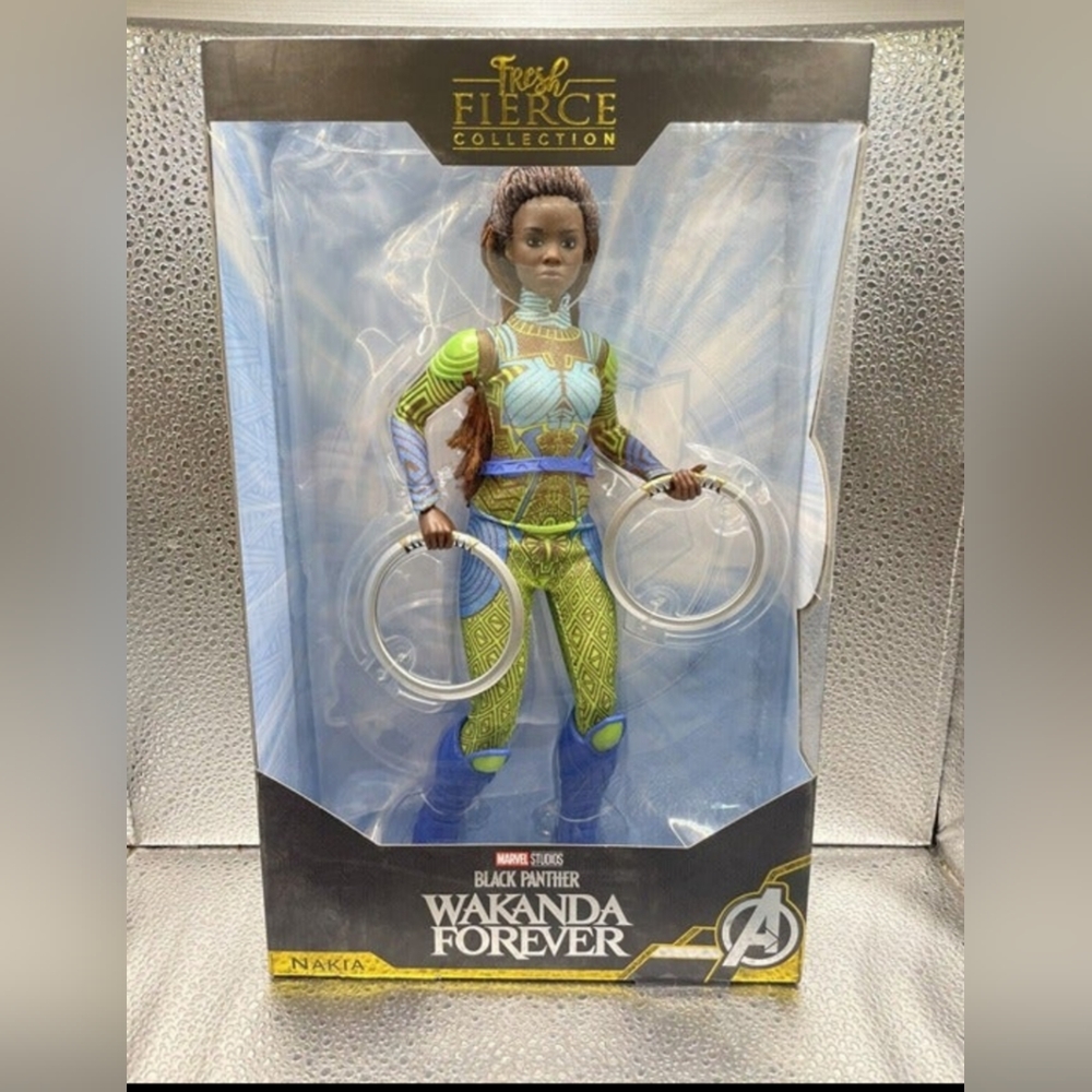New Disney Marvel Black Panther Wakanda Forever Nakia Fashion Doll